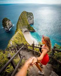 Karang Dawa View Point or Kelingking cliff